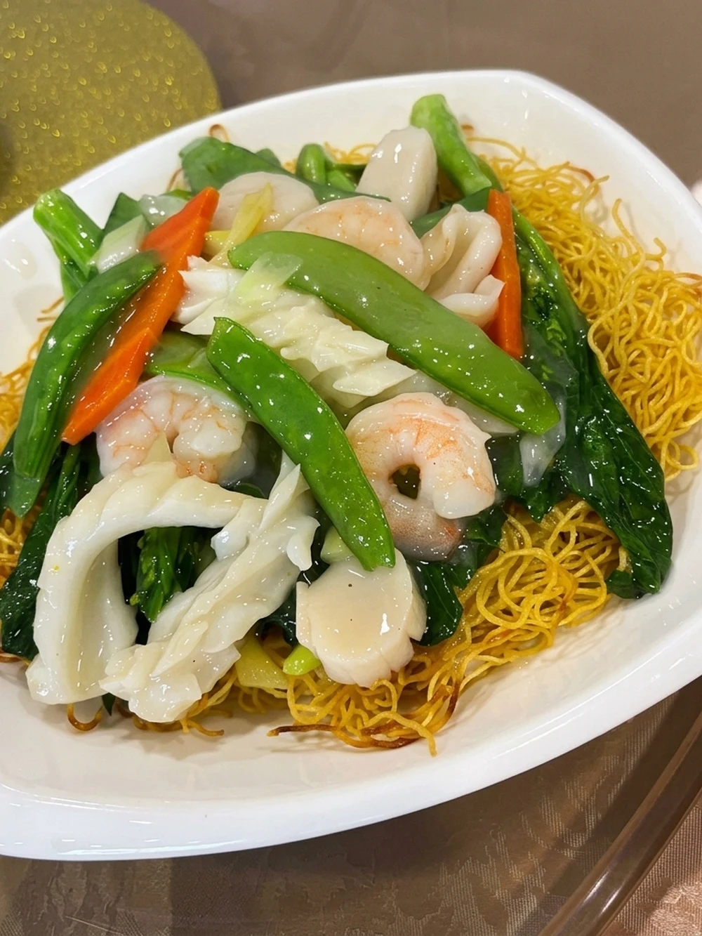 Chinese dishes prepared at Harvest Garden Restaurant, Country Hills Calgary